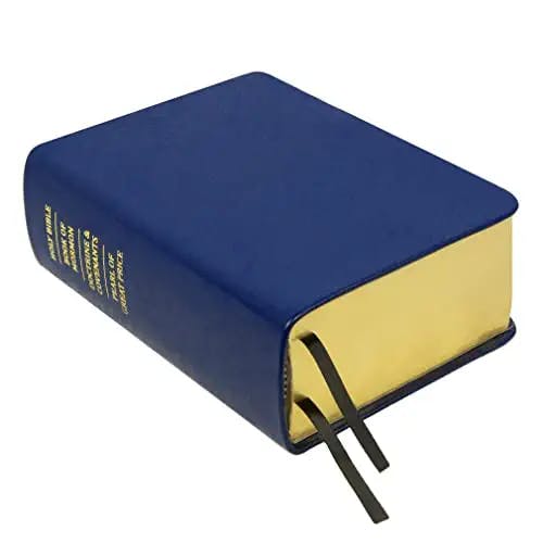 "Get Your Scriptures Game Strong with the LDS Hand-Bound Medium Blue Quad S