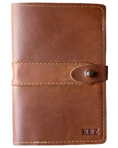 The Surveyor Fine Leather Pocket Journal (Brown)