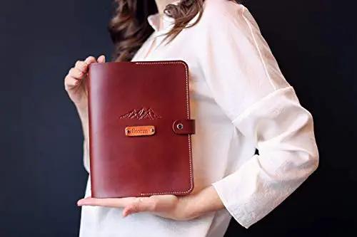 Customize Your Writing Experience with This Personalized Leather Journal!